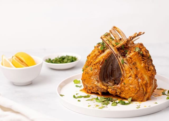 Rack of Lamb Masala.