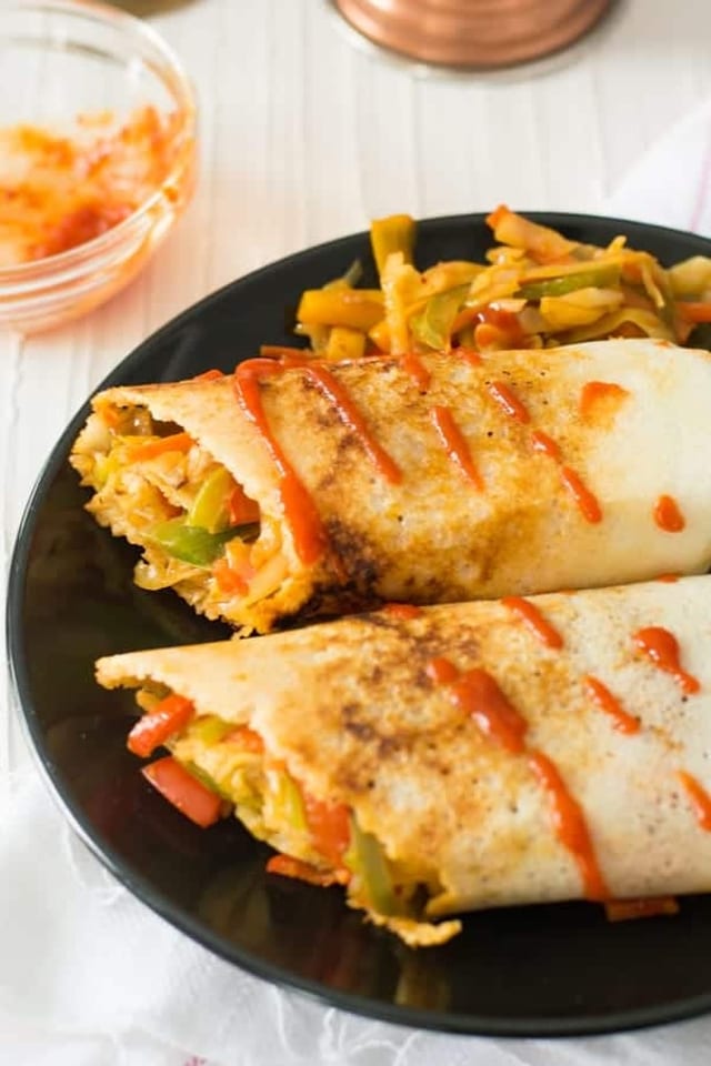 Spring Paneer Dosa.