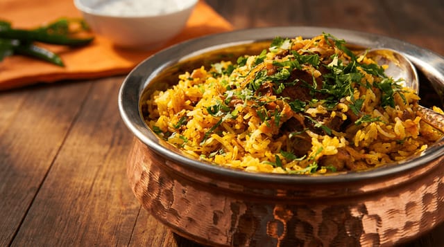 Goat Biriyani.