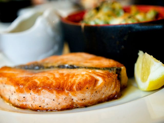 Tandoori Salmon Tikka.