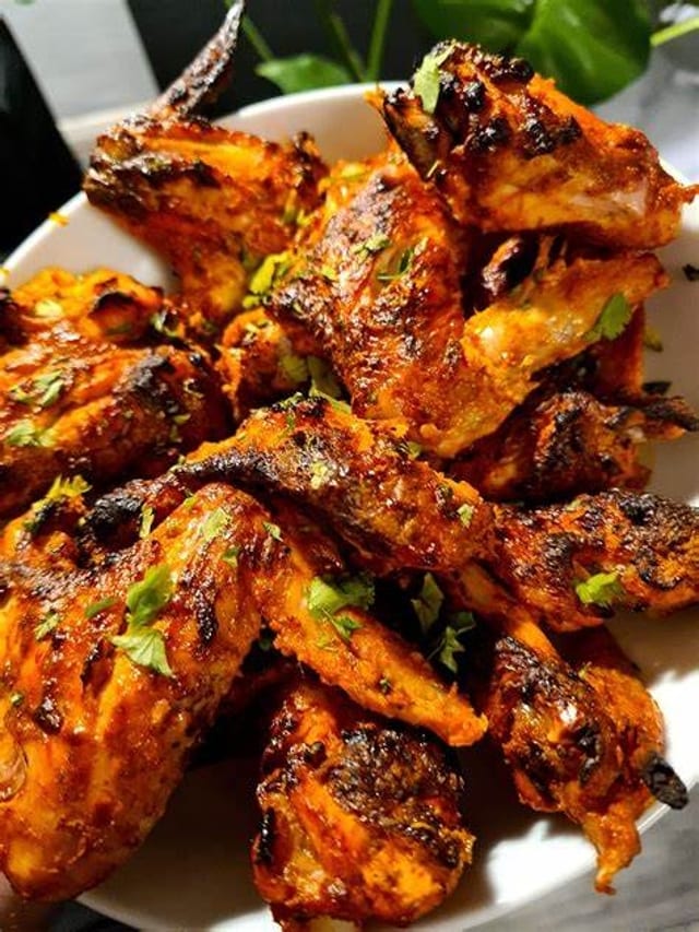 Tandoori Chicken Wings.