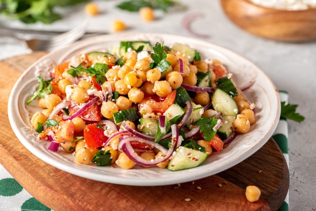 Chickpea Salad.